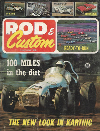 ROD & CUSTOM 1966 JAN - FUNNY CAR SPECIAL, LOLA 70, SPORTSCARS AT RIVERSIDE GP